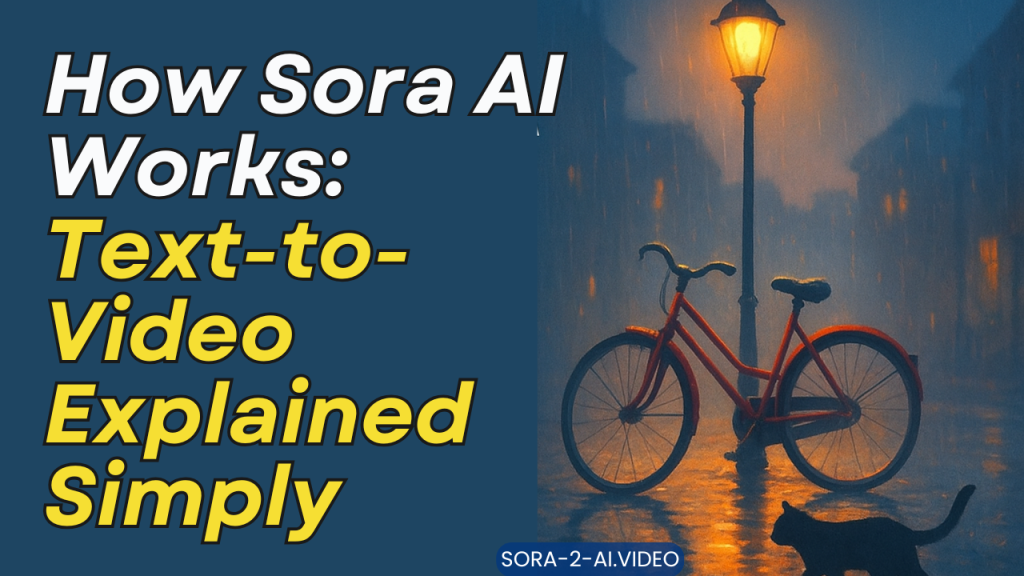 How Sora AI Works Text-to-Video Explained Simply